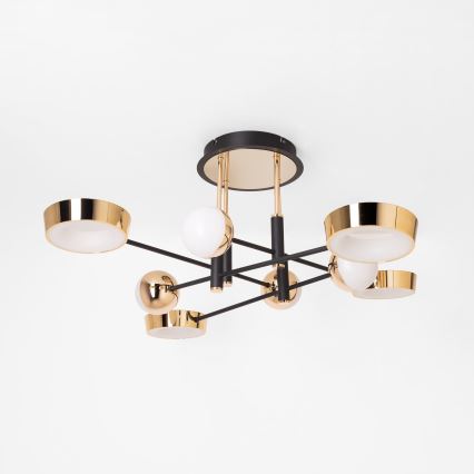 Zuma Line - Dimmable LED Flush-Mount Chandelier LED/60W/230V Gold/Black
