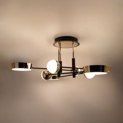 Zuma Line - Dimmable LED Flush-Mount Chandelier LED/60W/230V Gold/Black