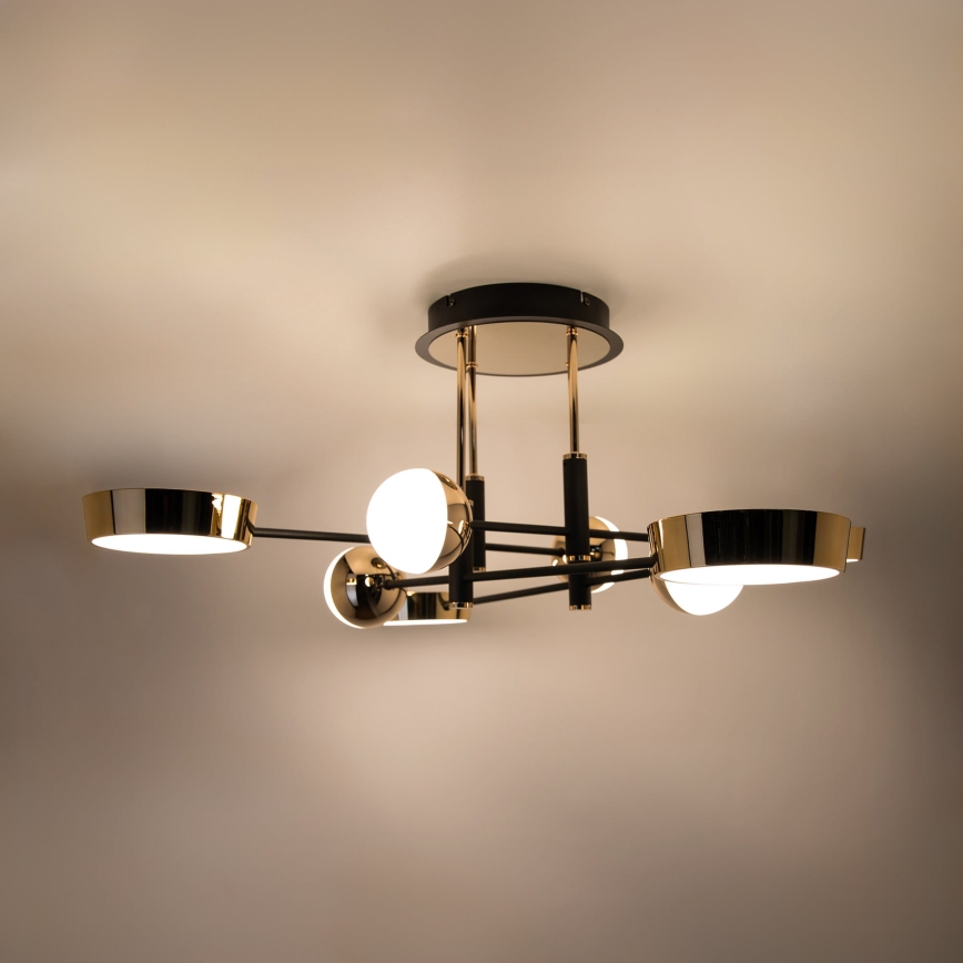 Zuma Line - Dimmable LED Flush-Mount Chandelier LED/60W/230V Gold/Black