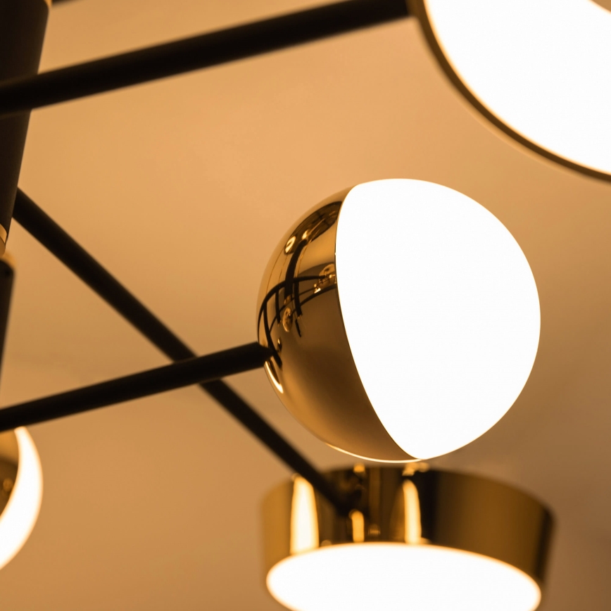 Zuma Line - Dimmable LED Flush-Mount Chandelier LED/60W/230V Gold/Black