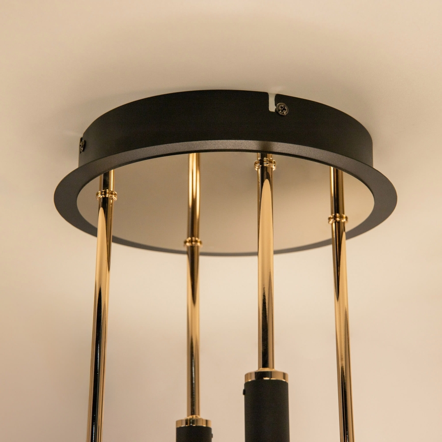Zuma Line - Dimmable LED Flush-Mount Chandelier LED/60W/230V Gold/Black
