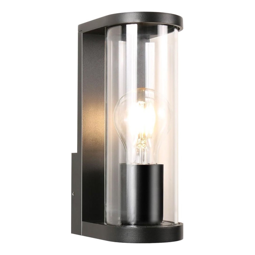 Zuma Line - Outdoor wall light 1xE27/60W/230V IP44 black