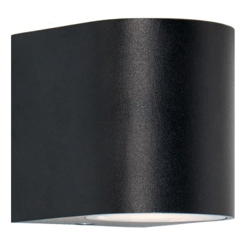 Zuma Line - Outdoor wall light 1xGU10/35W/230V IP44 black