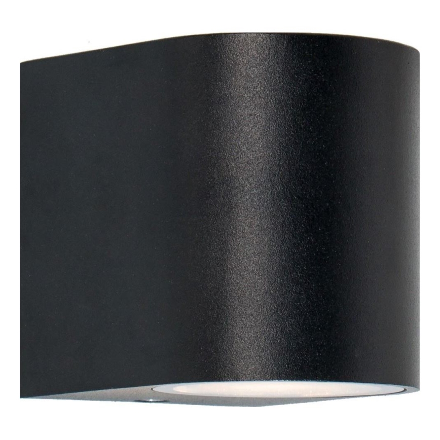 Zuma Line - Outdoor wall light 1xGU10/35W/230V IP44 black