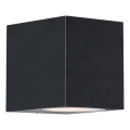 Zuma Line - Outdoor wall light 1xGU10/35W/230V IP44 black
