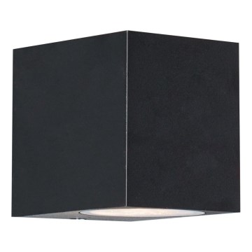 Zuma Line - Outdoor wall light 1xGU10/35W/230V IP44 black