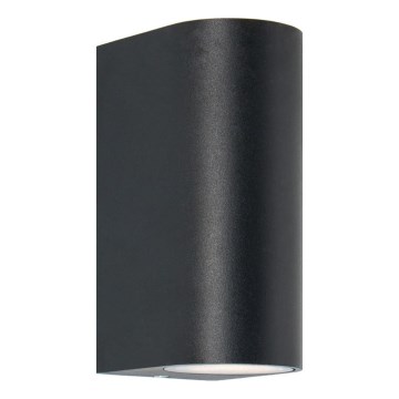 Zuma Line - Outdoor wall light 2xGU10/35W/230V IP44 black