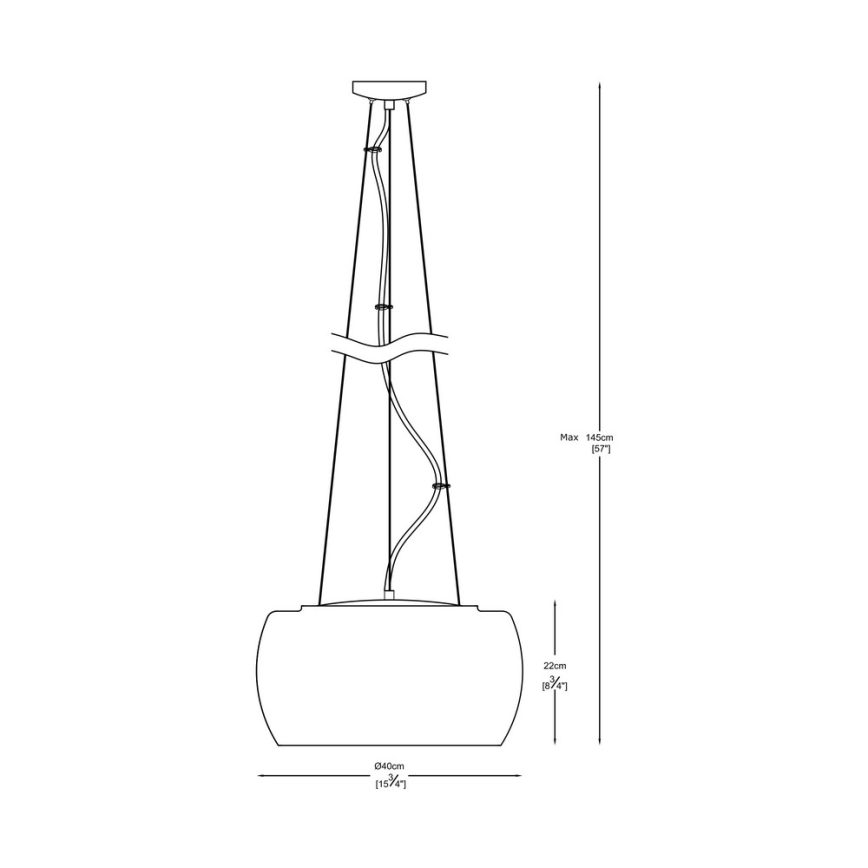 Zuma Line - Crystal chandelier on a string 5xG9/42W/230V