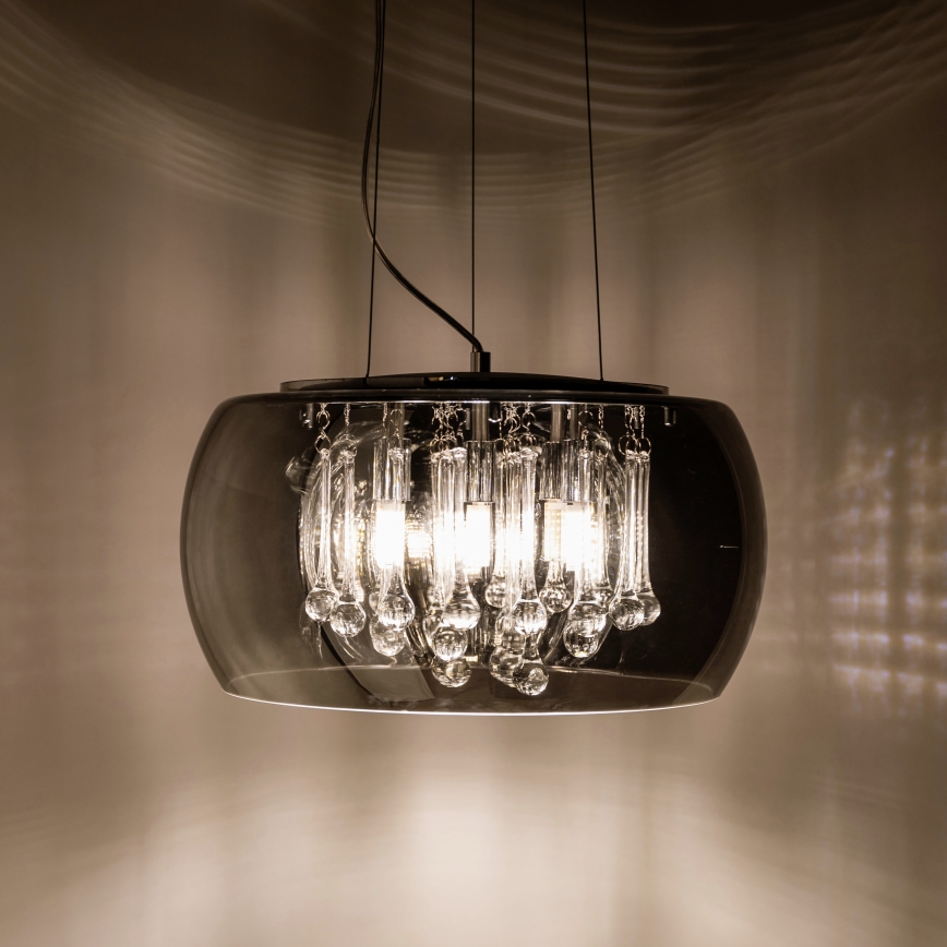 Zuma Line - Crystal chandelier on a string 6xG9/42W/230V