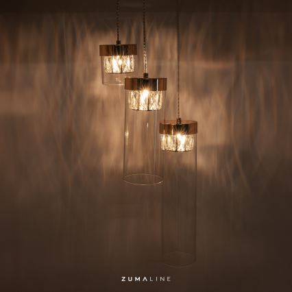 Zuma Line - Crystal chandelier on a string 3xG9/28W/230V