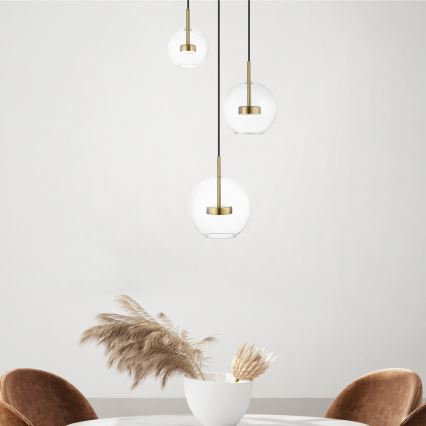 Zuma Line - LED Chandelier on a string 3xLED/5W/230V gold