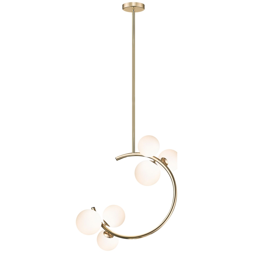 Zuma Line - Chandelier on a pole 6xG9/33W/230V gold