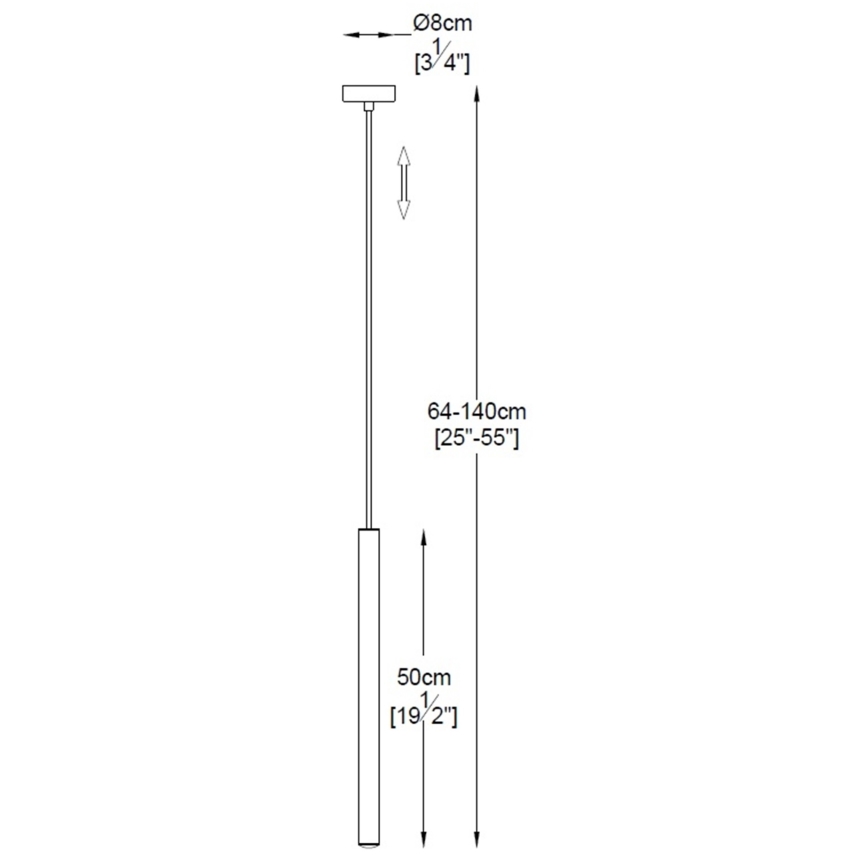 Zuma Line - LED Chandelier on a string LED/5W/230V