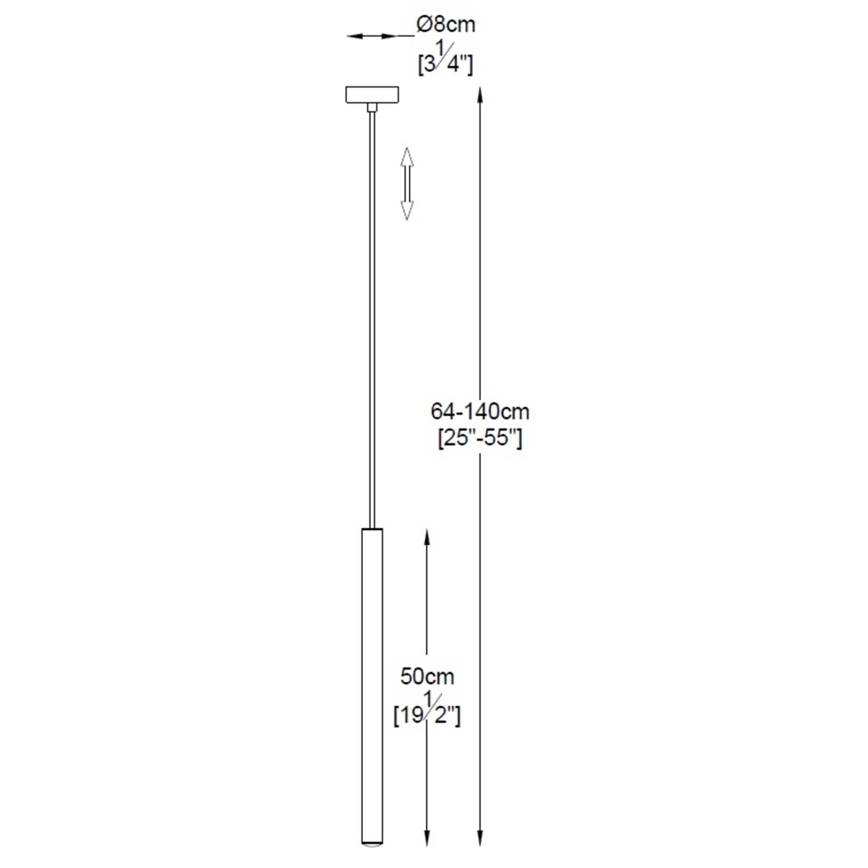 Zuma Line - LED Chandelier on a string LED/5W/230V