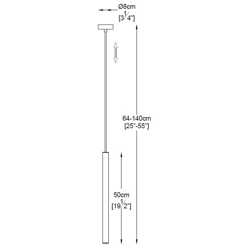Zuma Line - LED Chandelier on a string LED/5W/230V