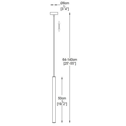 Zuma Line - LED Chandelier on a string LED/5W/230V