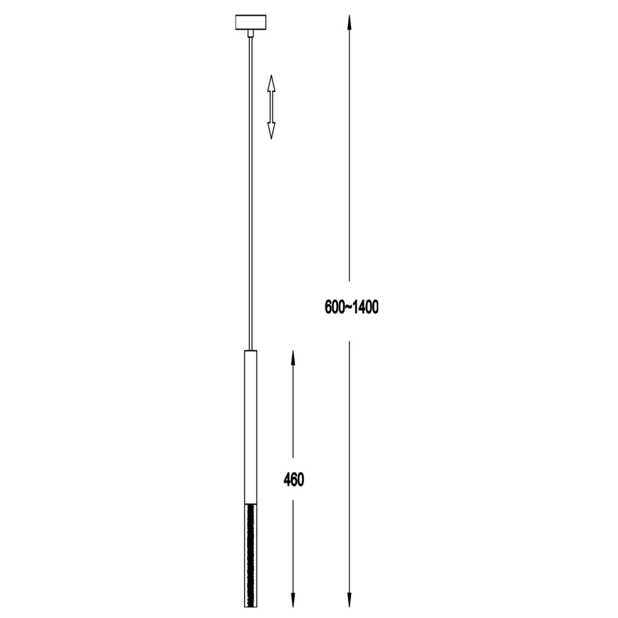 Zuma Line - LED Chandelier on a string 1xLED/5W/230V