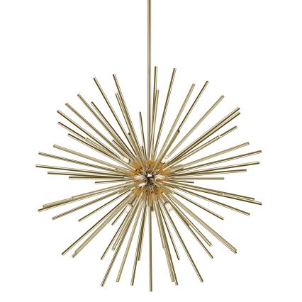 Zuma Line - Chandelier on a pole 9xG9/42W/230V gold
