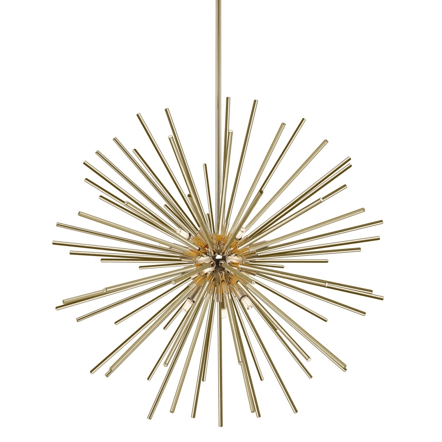 Zuma Line - Chandelier on a pole 9xG9/42W/230V gold