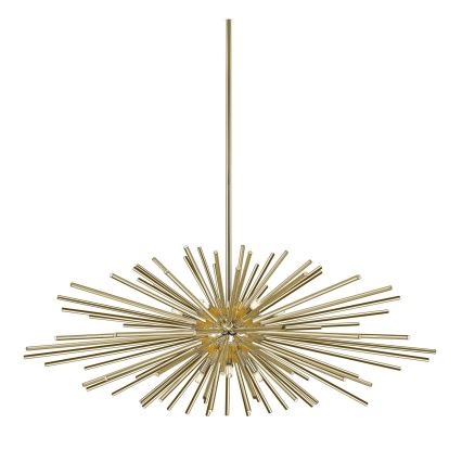 Zuma Line - Chandelier on a pole 9xG9/42W/230V gold