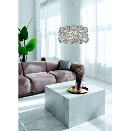 Zuma Line - Chandelier on a string 5xG9/33W/230V shiny chrome