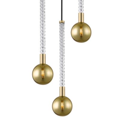 Zuma Line - Chandelier on a string 3xG9/6W/230V brass