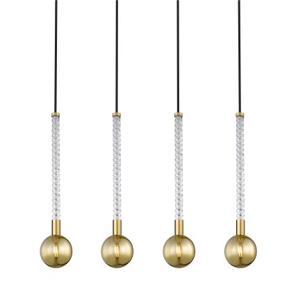 Zuma Line - Chandelier on a string 4xG9/6W/230V brass