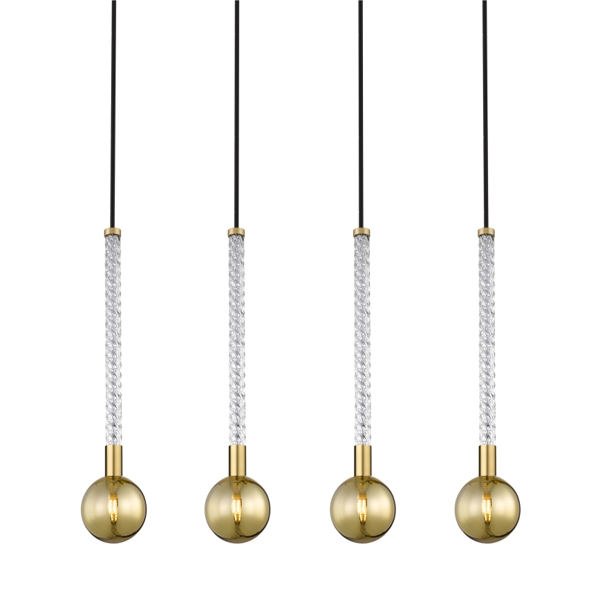 Zuma Line - Chandelier on a string 4xG9/6W/230V brass