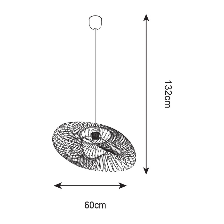 Zuma Line - Chandelier on a string 1xE27/60W/230V