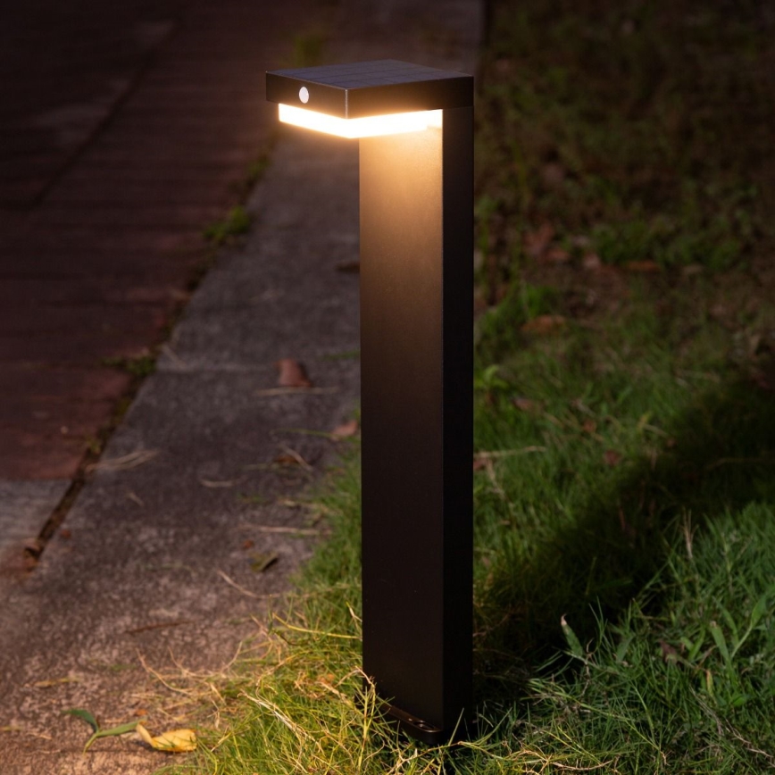 Zuma Line - LED Solar lamp with a motion and dusk sensor LED/4,5W/2000 mAh IP44 black