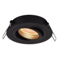 Zuma Line - Recessed downlight 1xGU10/50W/230V black