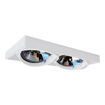 Zuma Line - Recessed light 2xGU10-AR111/15W/230V white