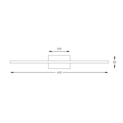 Zuma Line - LED Picture light LED/10W/230V 45 cm gold