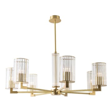 Zuma Line - Rod-mounted chandelier 7xE14/7W/230V gold