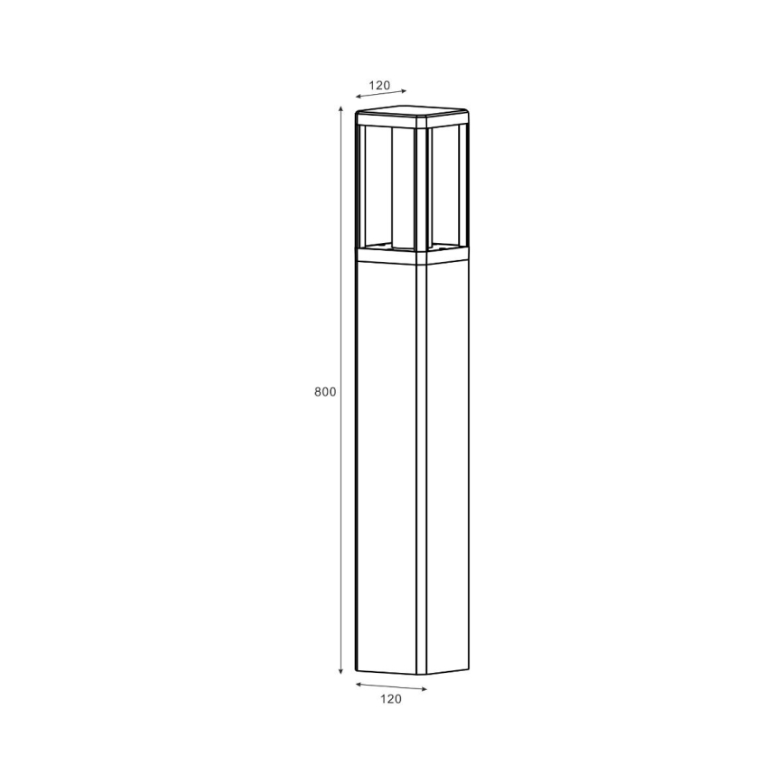 Zuma Line - LED Outdoor lamp LED/12W/230V IP65 black