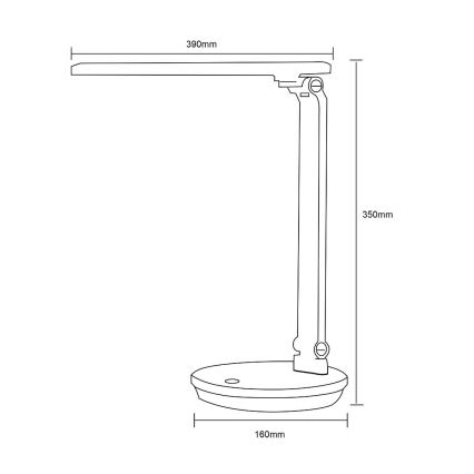 Zuma Line - LED Table lamp LED/5W/230V 3000-6000K white