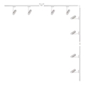 Zuma Line - Spot Light in Track System 8xGU10/35W/230V White