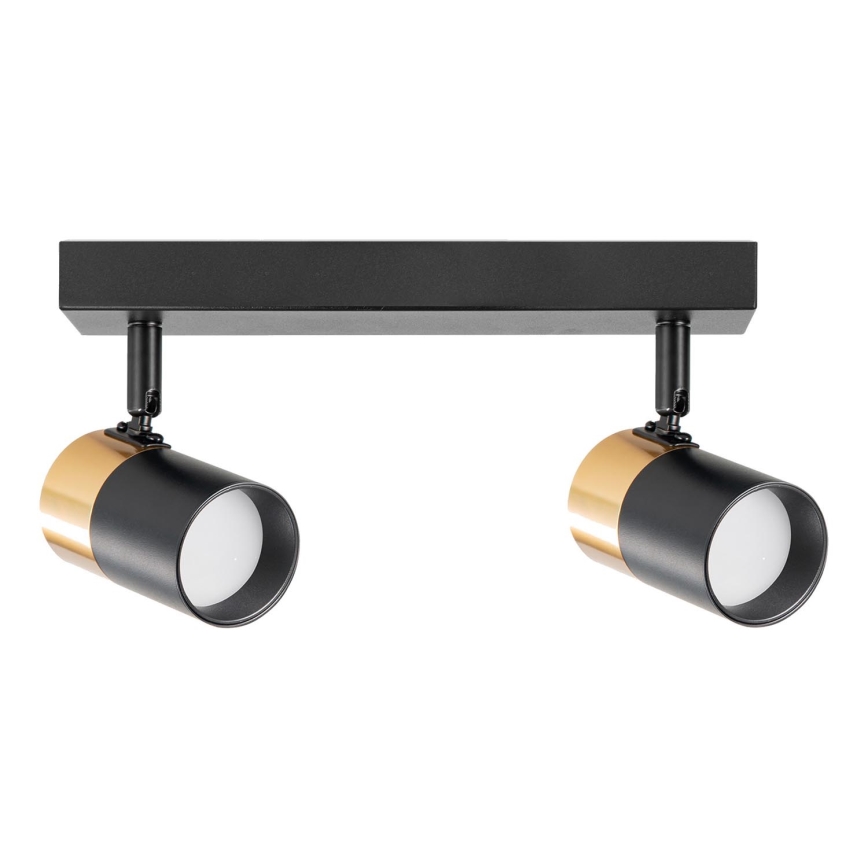 Zuma Line - Spotlight 2xGU10/50W/230V black/gold