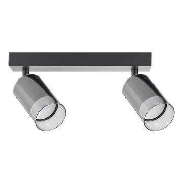 Zuma Line - Spotlight 2xGU10/50W/230V black/grey