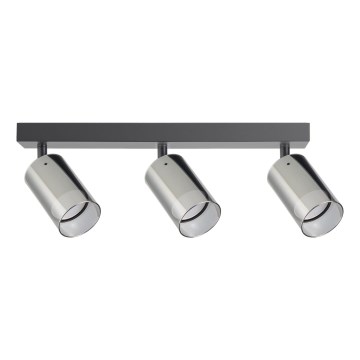 Zuma Line - Spotlight 3xGU10/50W/230V black/grey