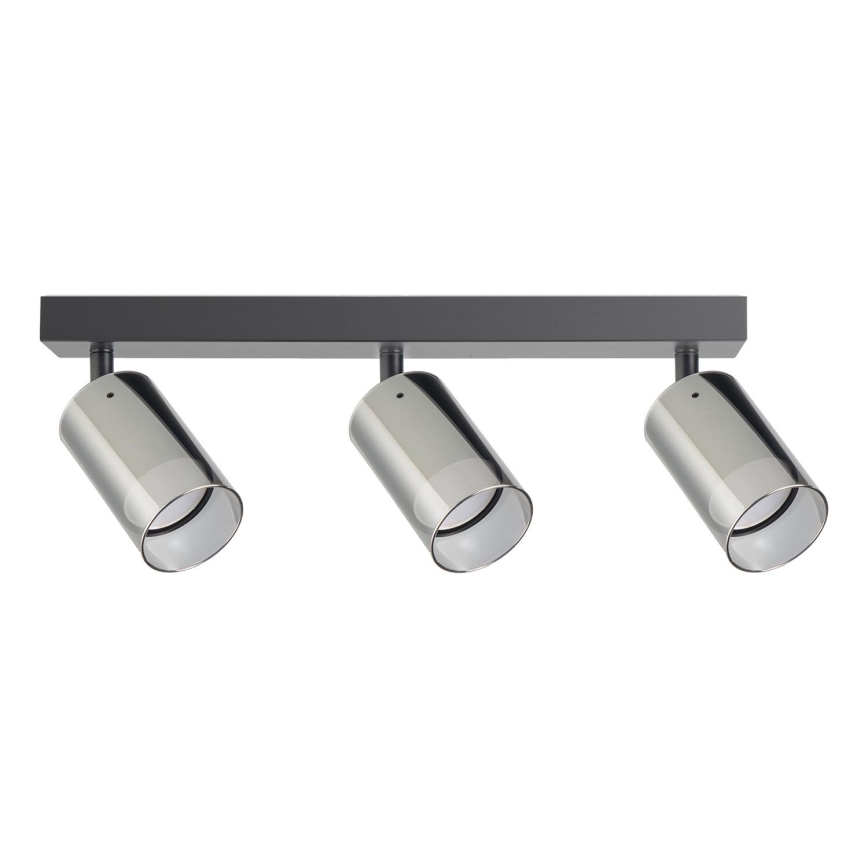 Zuma Line - Spotlight 3xGU10/50W/230V black/grey