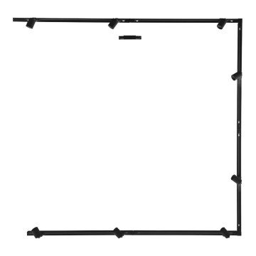 Zuma Line - Spotlight for rail system 8xGU10/10W/230V black + rail accessories