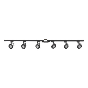 Zuma Line - Spotlight in rail system 6xGU10/10W/230V black