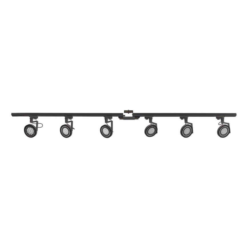 Zuma Line - Spotlight in rail system 6xGU10/10W/230V black