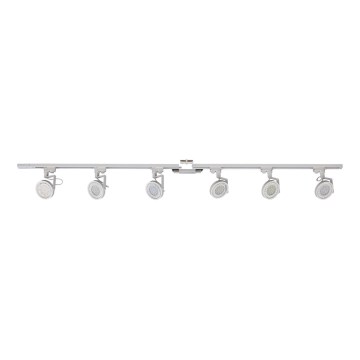 Zuma Line - Spotlight in rail system 6xGU10/10W/230V white