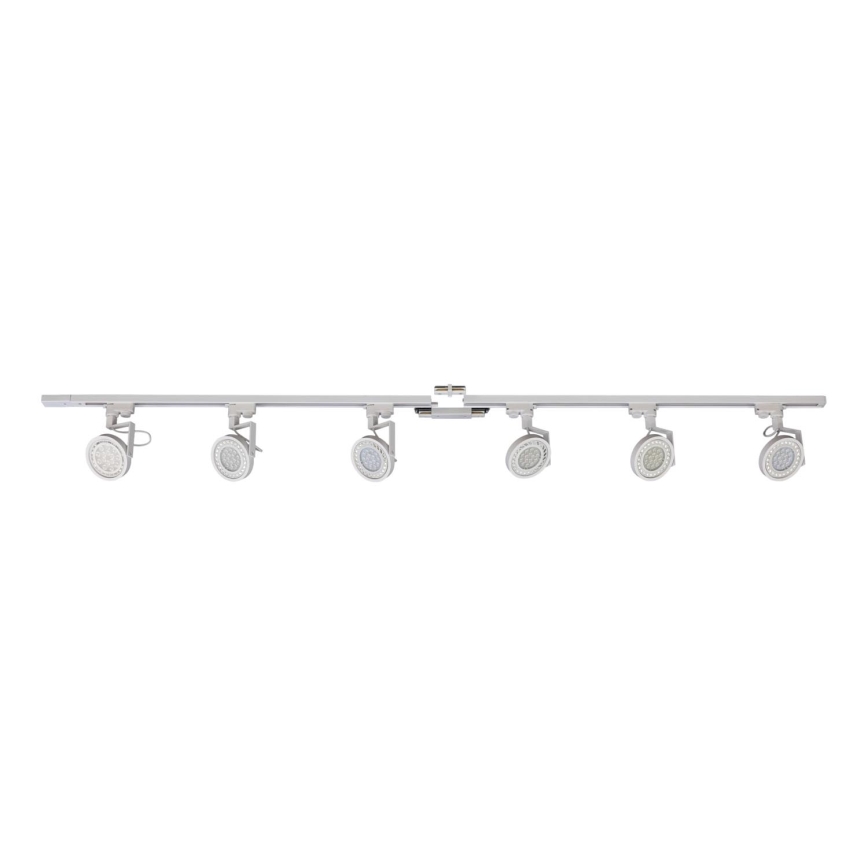 Zuma Line - Spotlight in rail system 6xGU10/10W/230V white