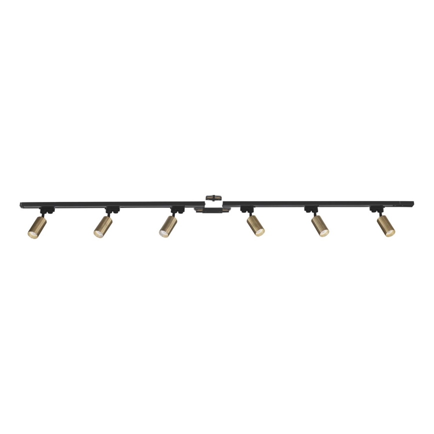 Zuma Line - Spotlight in rail system 6xGU10/35W/230V black/gold