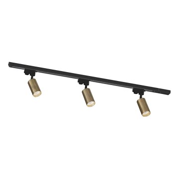 Zuma Line - Spotlight in track system 3xGU10/35W/230V black/gold