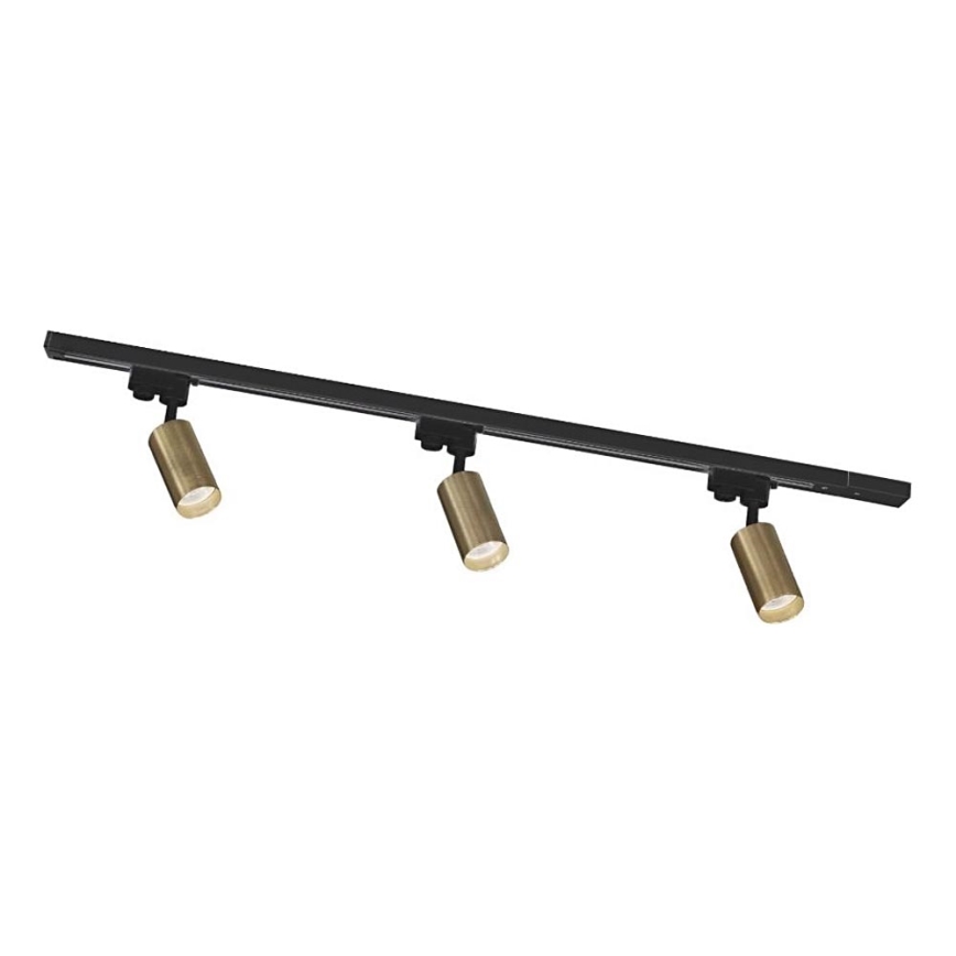 Zuma Line - Spotlight in track system 3xGU10/35W/230V black/gold