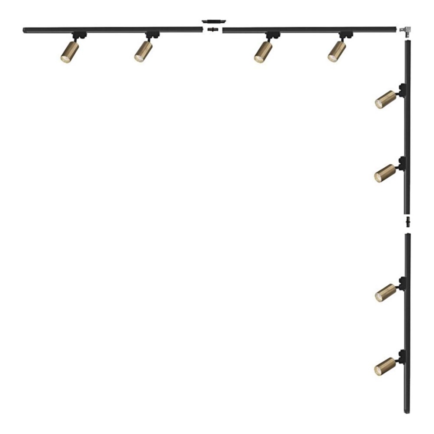 Zuma Line - Spotlight in track system 8xGU10/35W/230V black/gold
